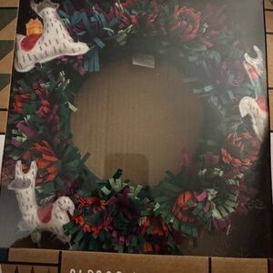 Land of Nod new in box alpaca wreath